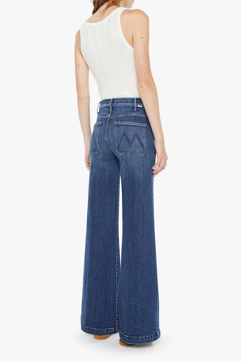 Mother Denim - The Hustler Roller Patch Pocket Skimp in One Last Shot