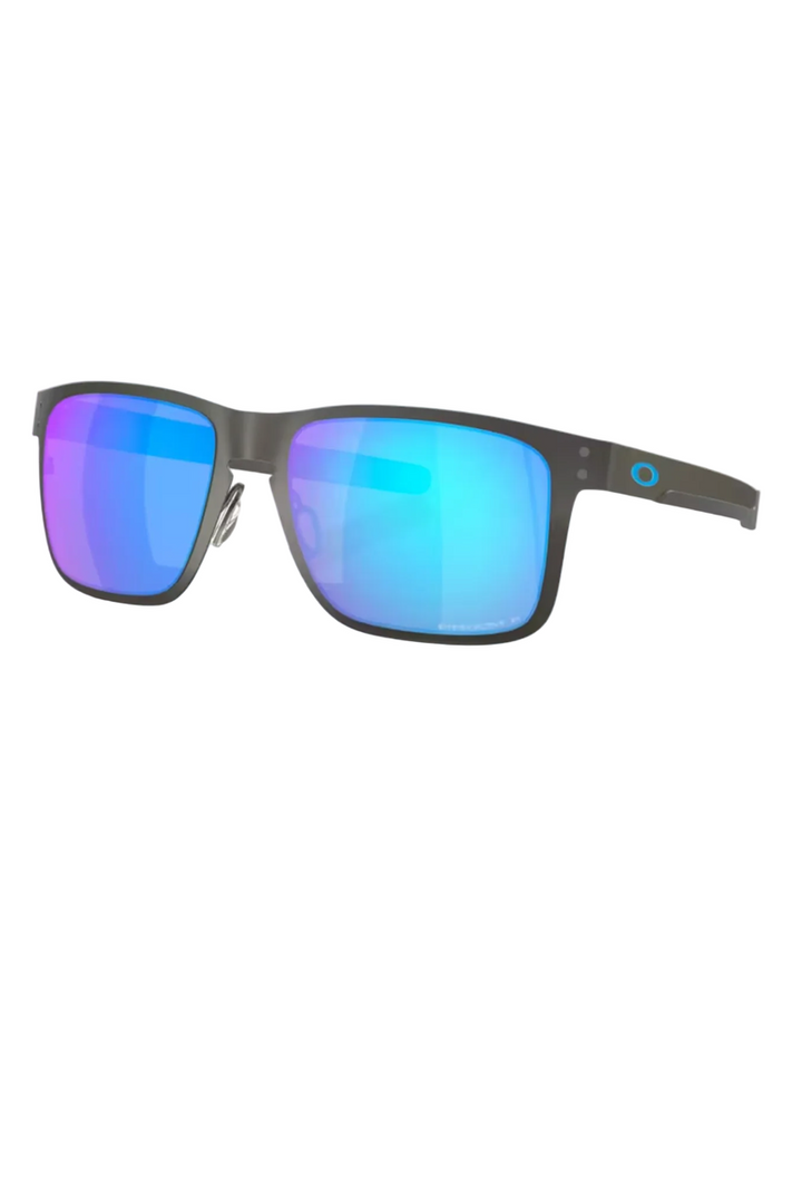 Oakley - Holbrook™ Metal in Matte Gunmetal Frames with Prizm Sapphire Polarized Lenses - OO4123-0755