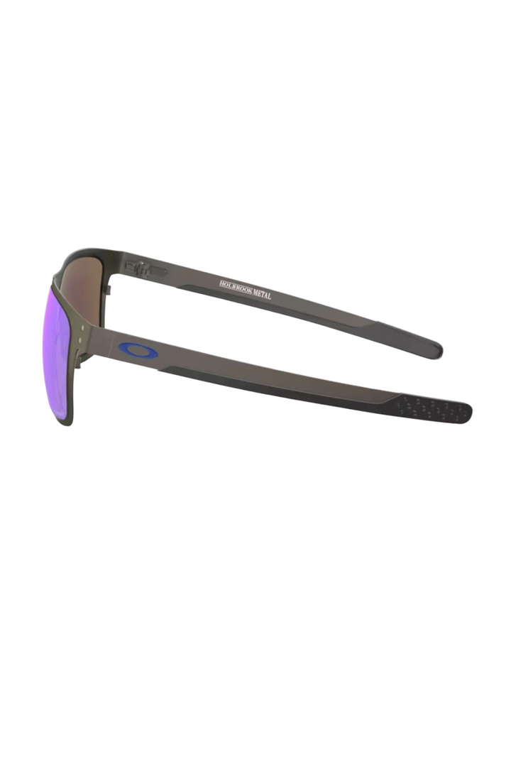 Oakley - Holbrook™ Metal in Matte Gunmetal Frames with Prizm Sapphire Polarized Lenses - OO4123-0755