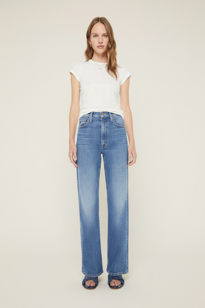 Mother Denim - High Waisted Bookie Sneak In Knick Knack Paddy Whack