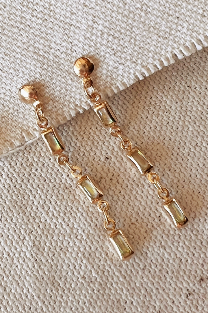 GoldFi - 18k Gold Filled Opal Drop Earrings