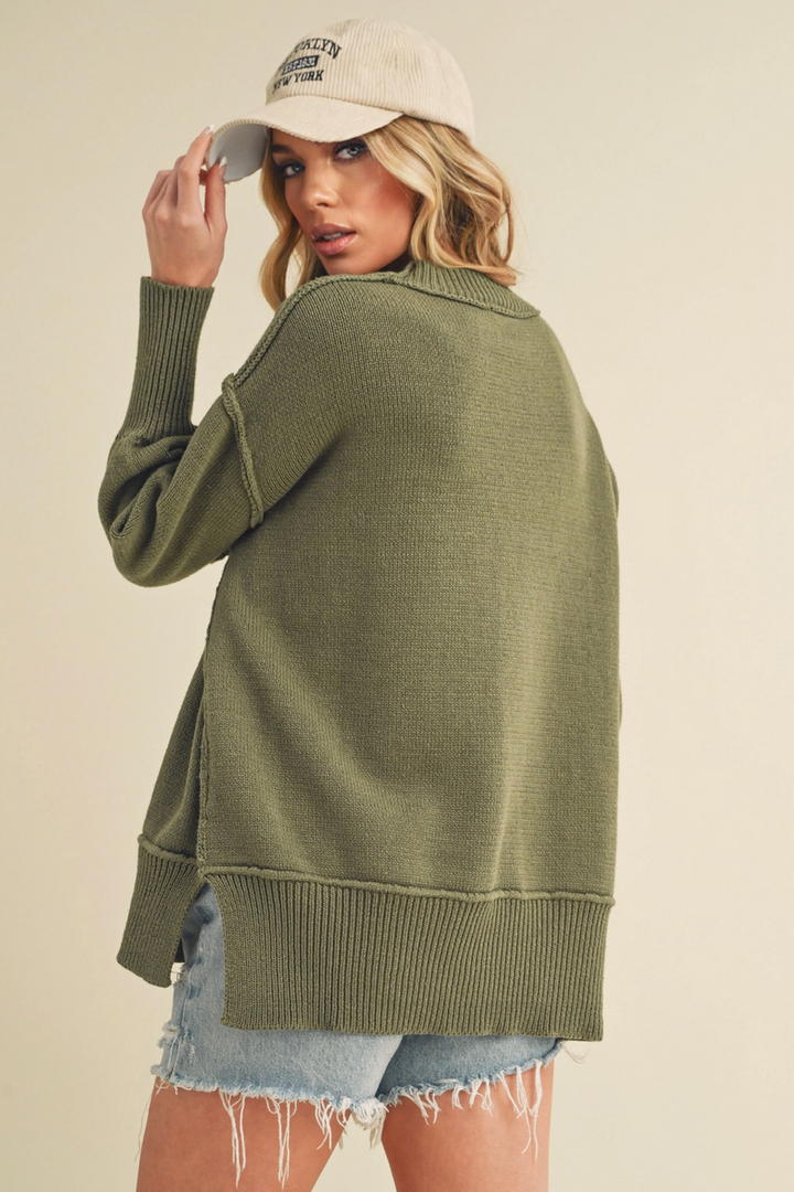 AEMI + CO - Ina Sweater in Olive