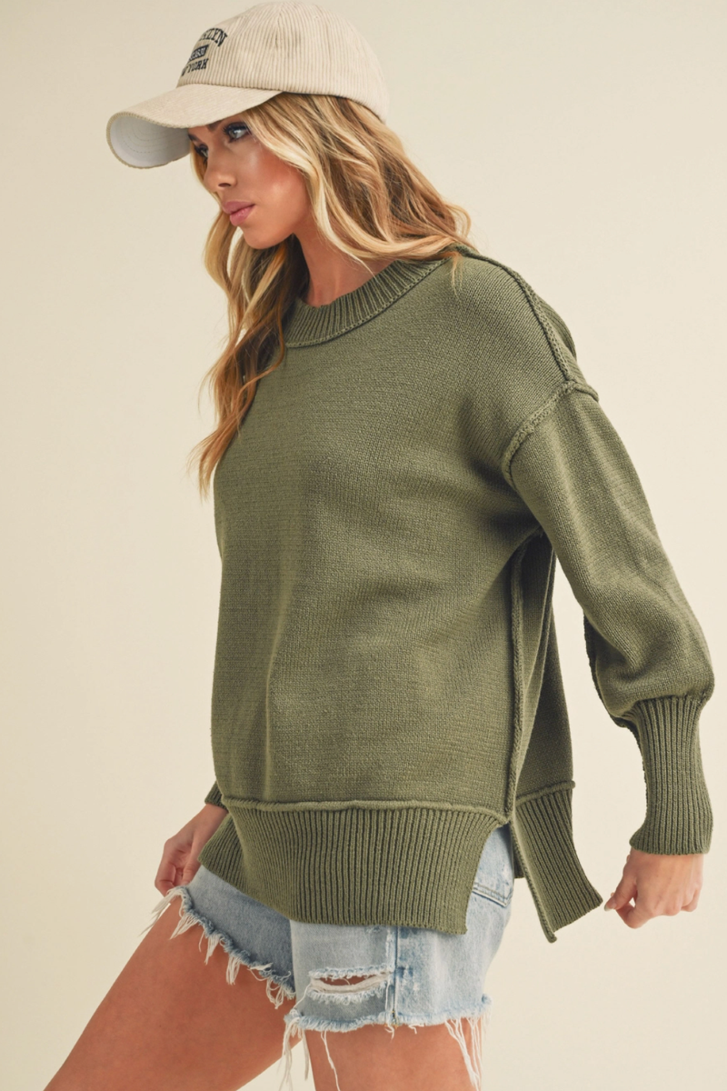 AEMI + CO - Ina Sweater in Olive