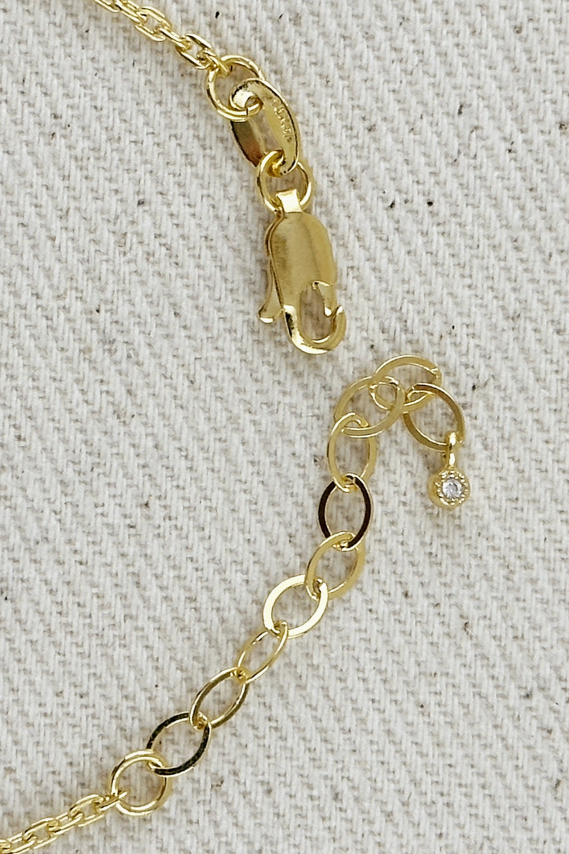 GoldFi - 18k Gold Filled Linked Cz Bracelet