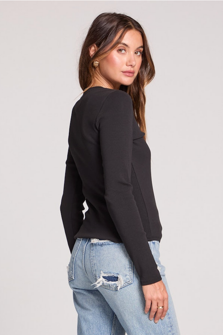 Saltwater LUXE - Long Sleeve Cardigan in Black