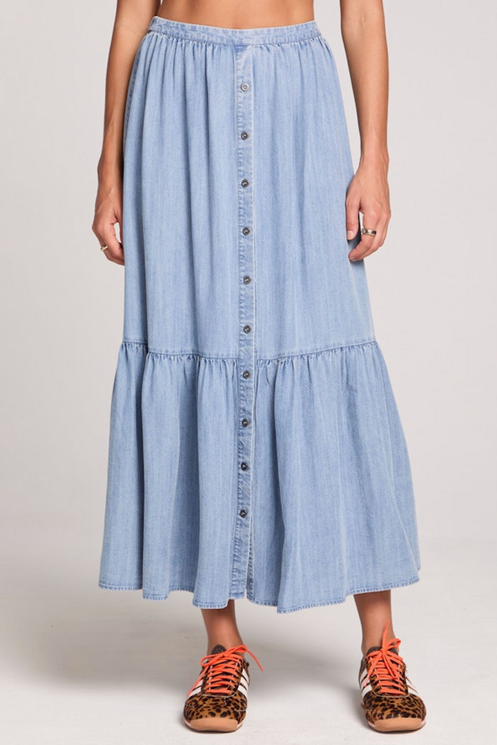 Saltwater LUXE - Osiris Mazi Skirt in Vintage Indigo