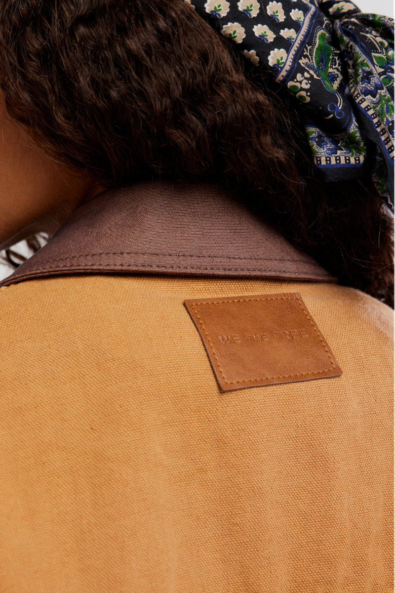 Free People - We The Free Lemon Denim Jacket in Meerkat