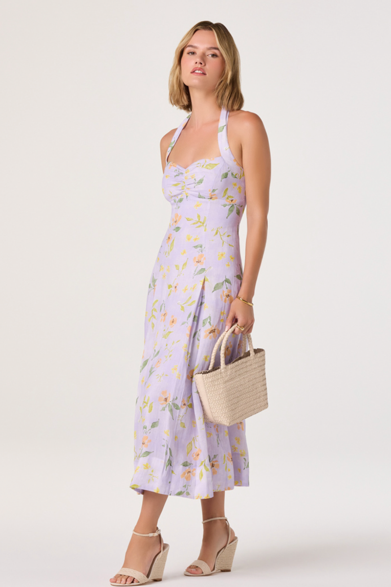 ASTR The Label - Jesenia Dress in Floral Purple