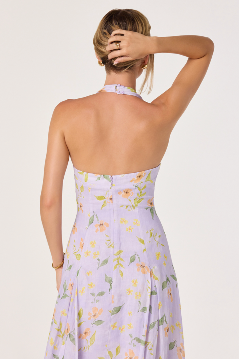 ASTR The Label - Jesenia Dress in Floral Purple