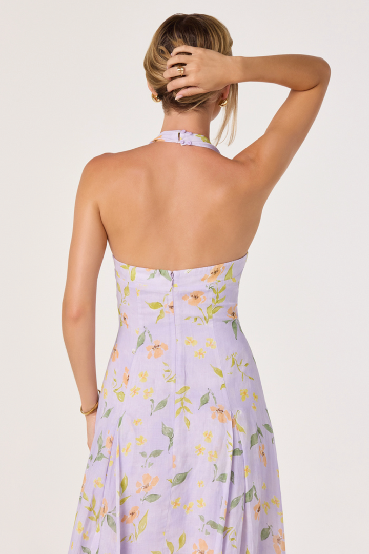 ASTR The Label - Jesenia Dress in Floral Purple