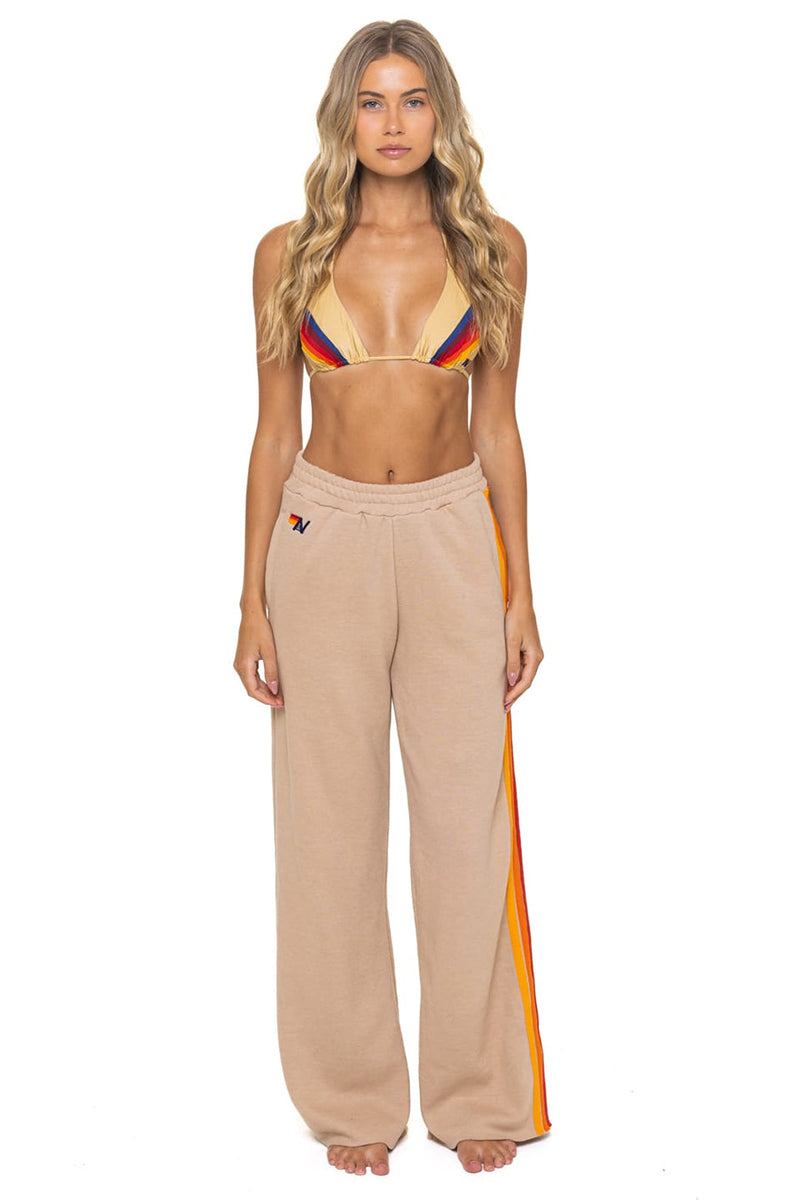 AVIATOR NATION - 5 Stripe Wide Leg Pocket Sweatpants