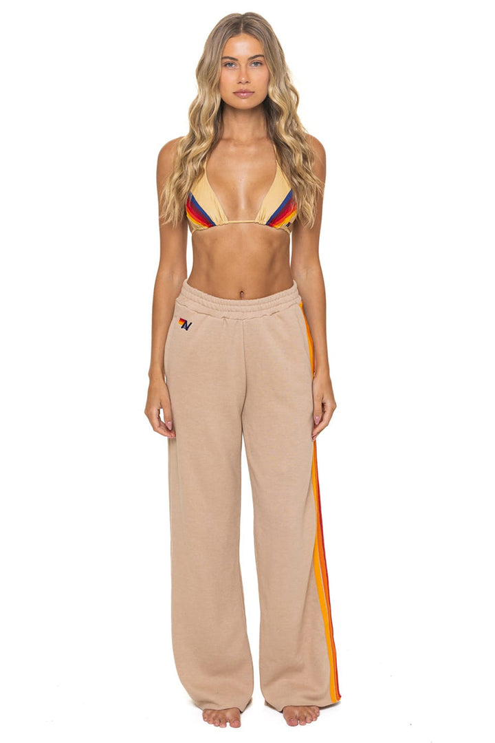 AVIATOR NATION - 5 Stripe Wide Leg Pocket Sweatpants