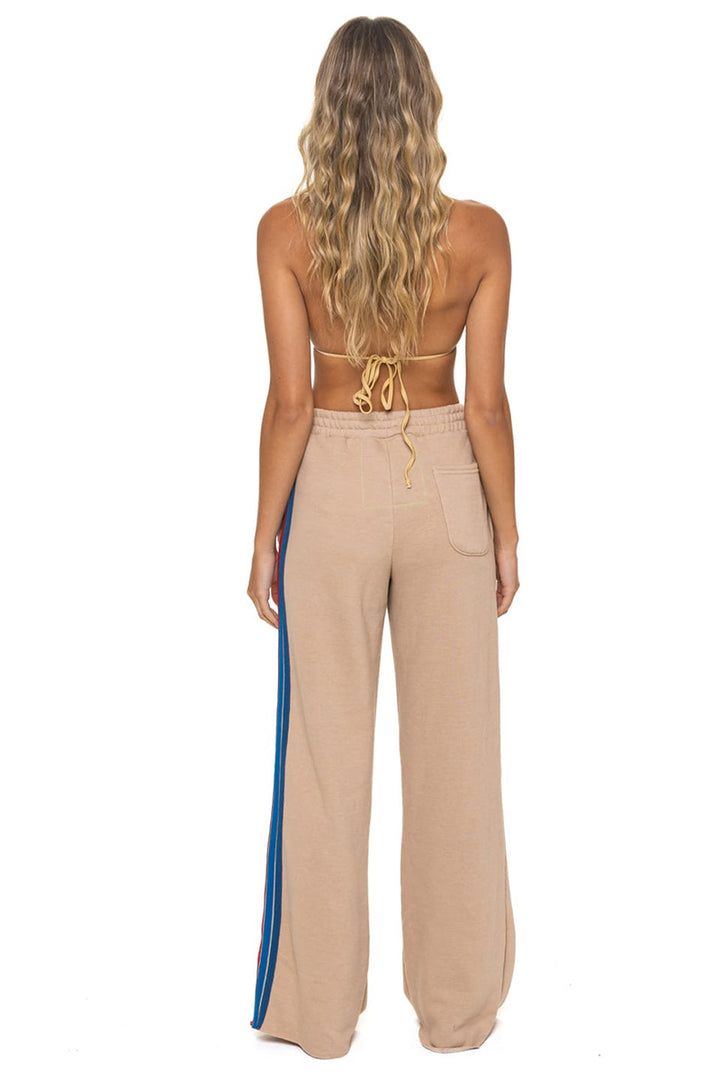 AVIATOR NATION - 5 Stripe Wide Leg Pocket Sweatpants