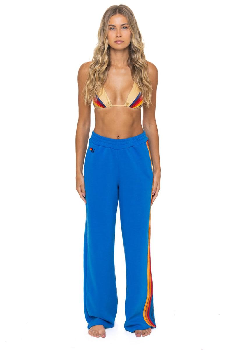 AVIATOR NATION - 5 Stripe Wide Leg Pocket Sweatpants
