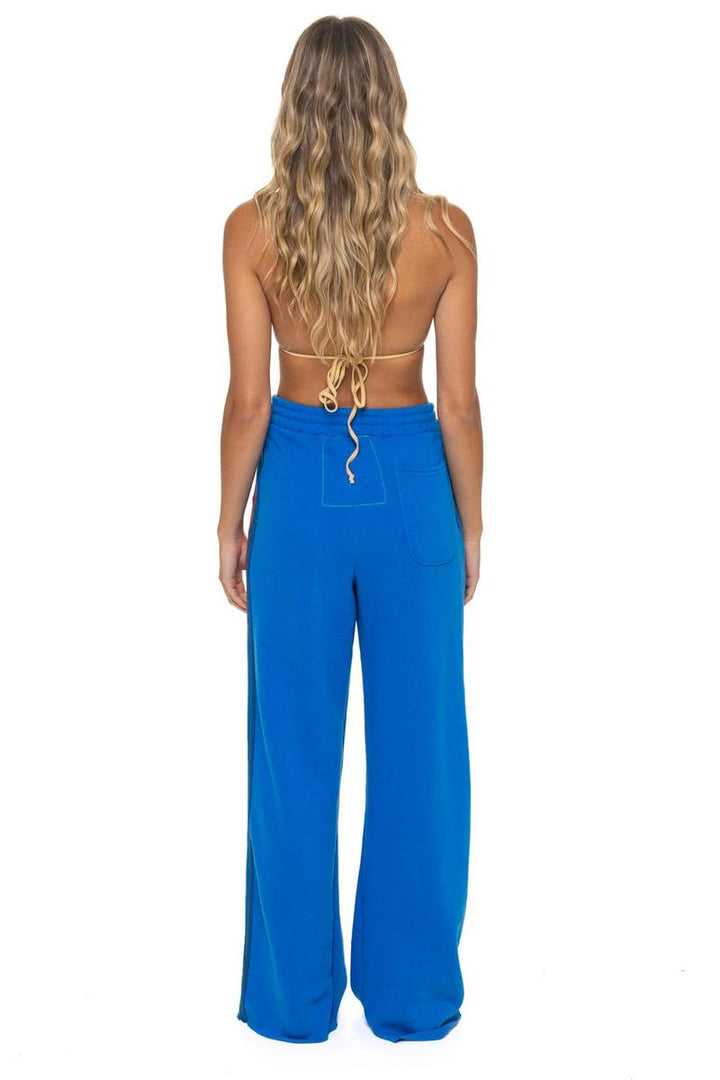 AVIATOR NATION - 5 Stripe Wide Leg Pocket Sweatpants