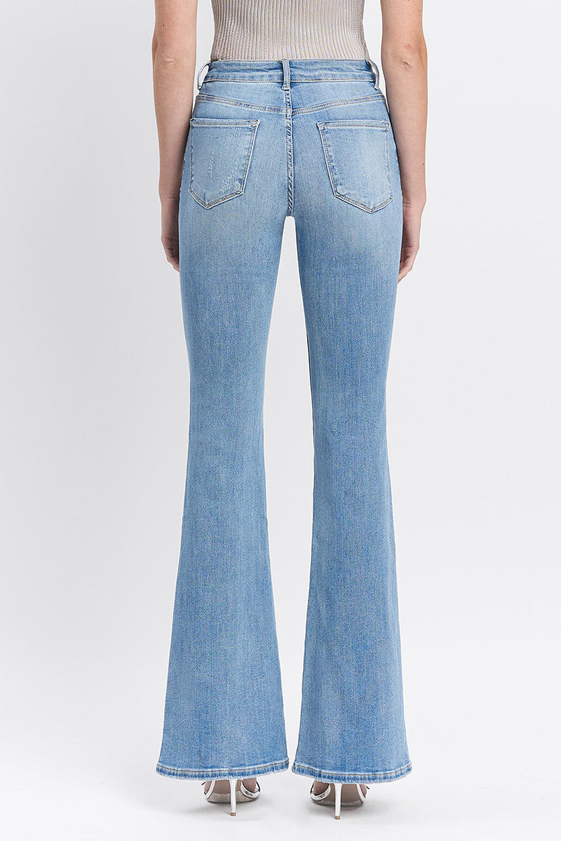 VERVET - High Rise Long Flare Jeans