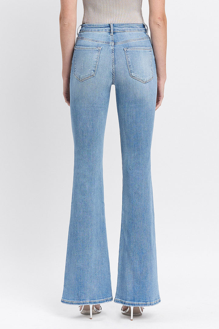 VERVET - High Rise Long Flare Jeans