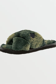 Volcom - Lived In Lounge Slip Sandal in Camouflage