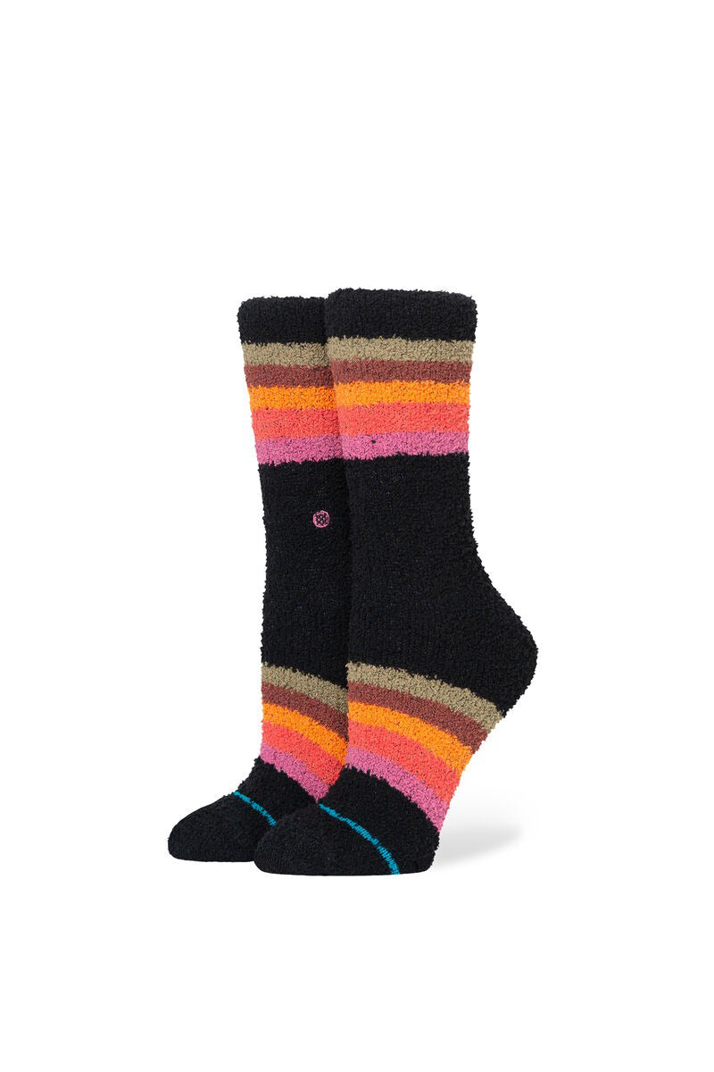 Stance - Stance Cozy Poly Blend Crew Socks in Just Chilling - Plum