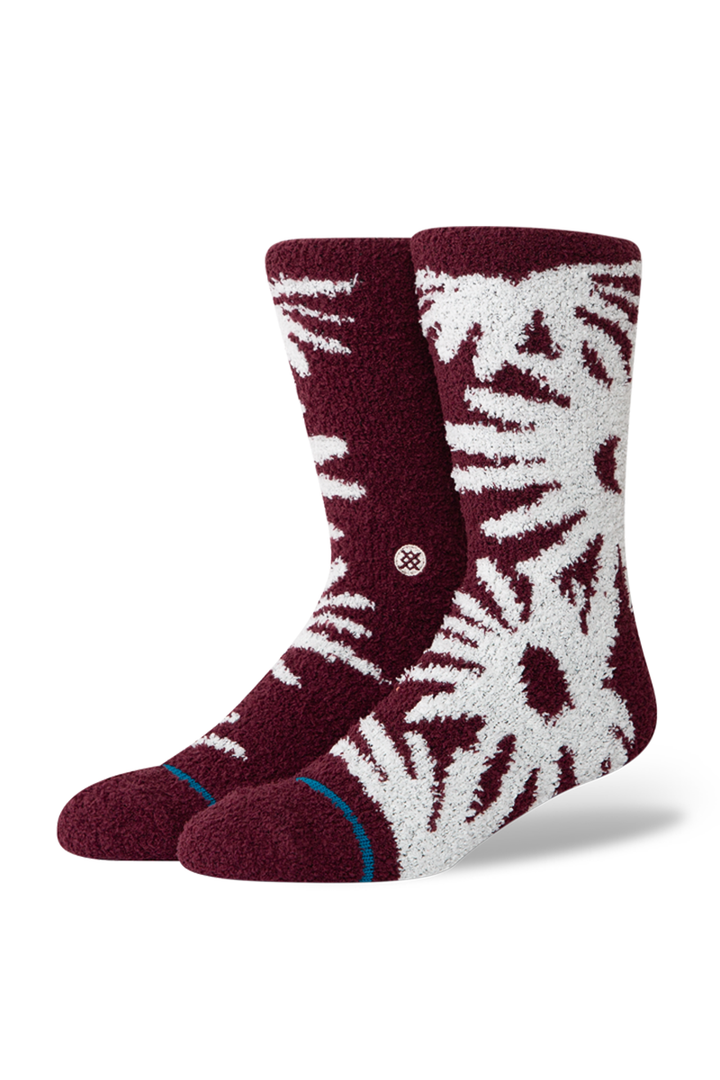 Stance - Daisies Womens Cozy Crew in Fig