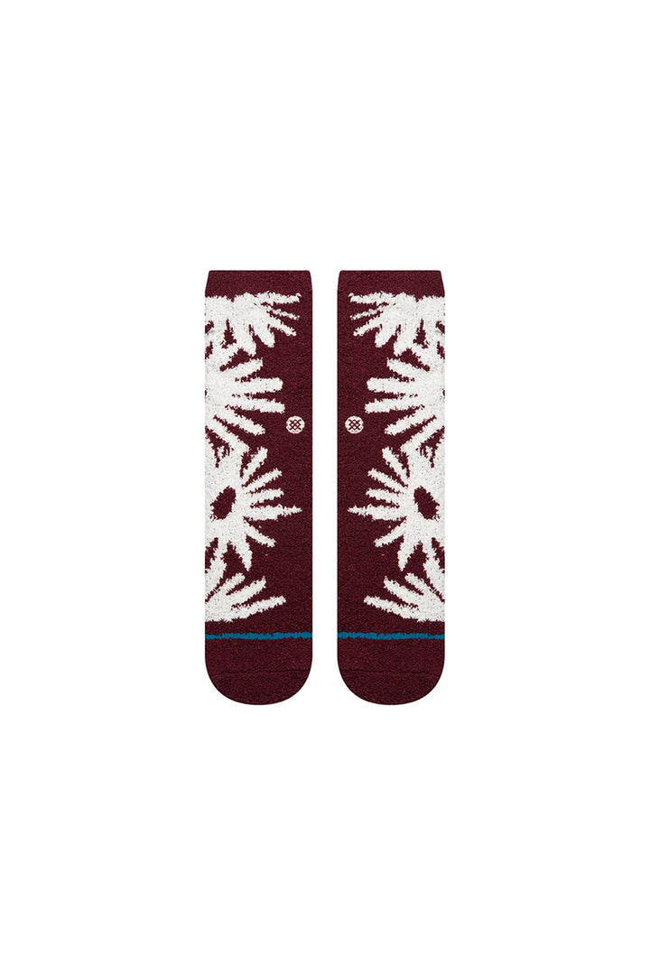 Stance - Daisies Womens Cozy Crew in Fig