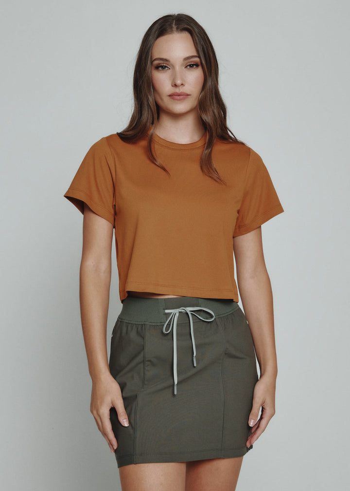 7DIAMONDS - Core™ Relaxed Crop Crew Tee