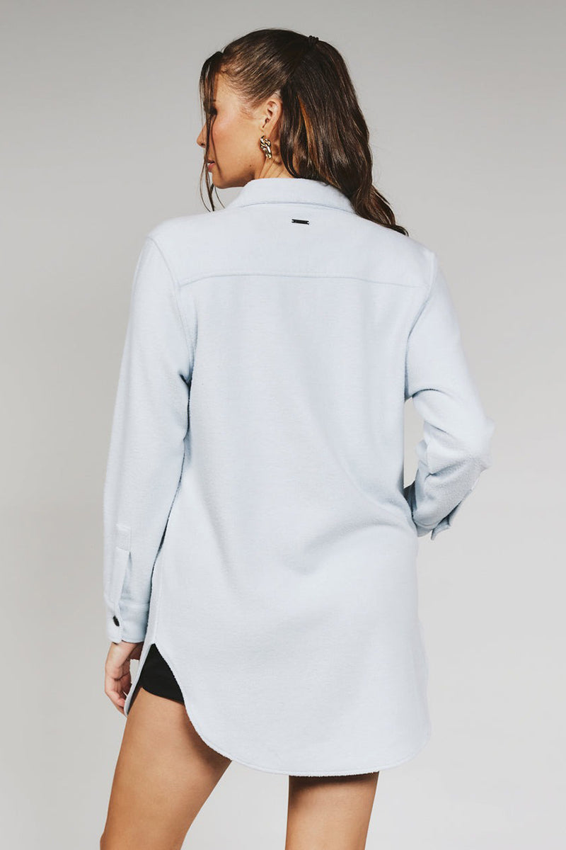 7DIAMONDS - Generation Shacket in Ice Blue