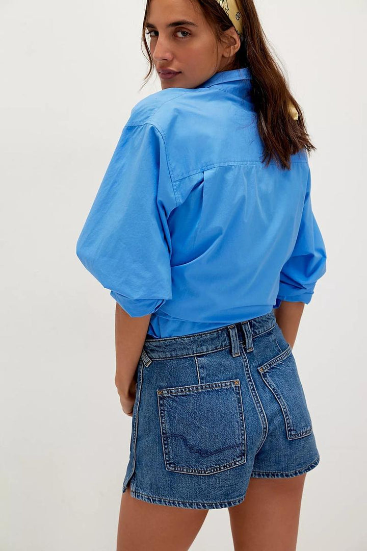 Free People - We The Free Bettie Sailor Shorts in Vixen