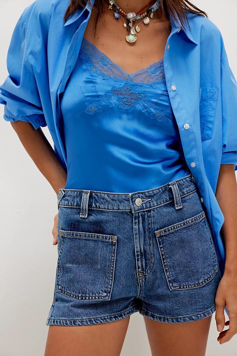 Free People - We The Free Bettie Sailor Shorts in Vixen