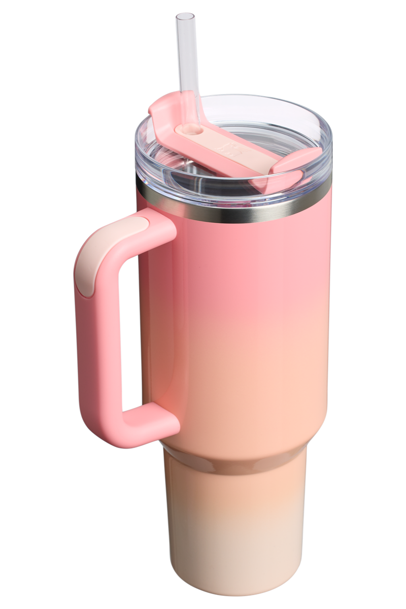 Stanley - The Quencher H2.0 FlowState™ Tumbler in Pink Mesa Sunset 2.0 (40oz)