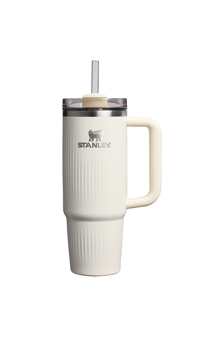 Stanley - The Quencher® H2.0 Fluted Tumbler in Cream Gloss (30oz)