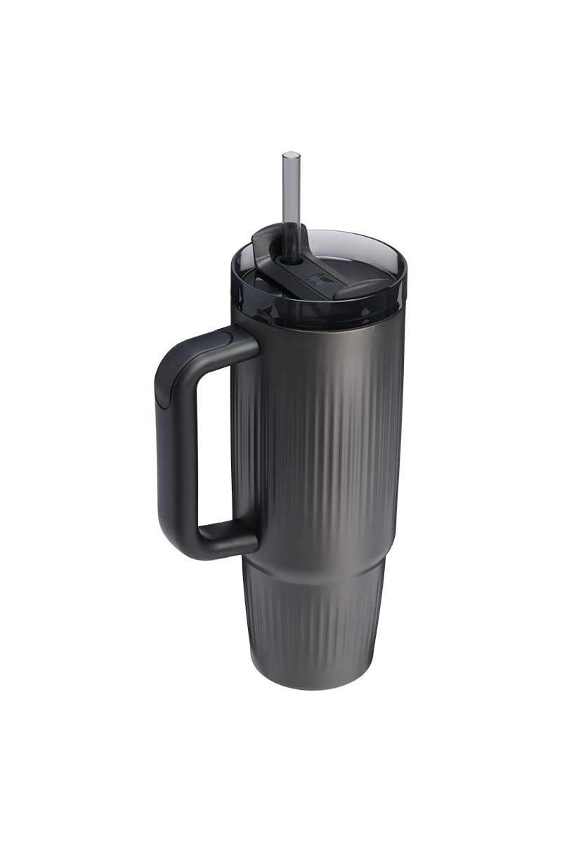 Stanley - The Quencher® H2.0 Fluted Tumbler in Black (30oz)