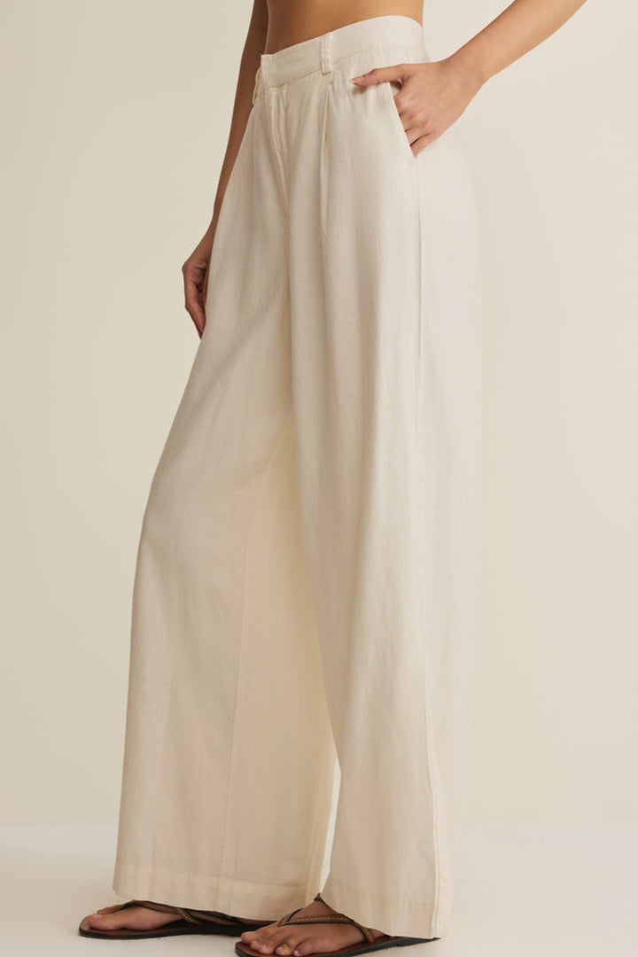 Z Supply - Overlook Linen Pant in Cloud