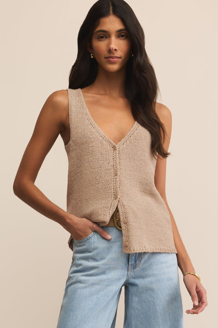 Z Supply - Mage Sweater Vest in Natural