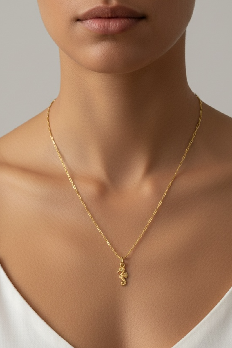 GoldFi - 18k Gold Filled Sea Horse Charm