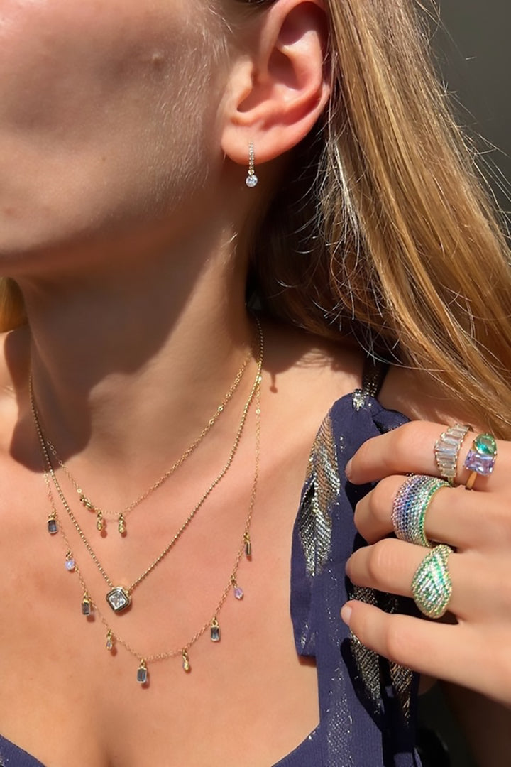 Native Gem - Cinderella Necklace in Gold