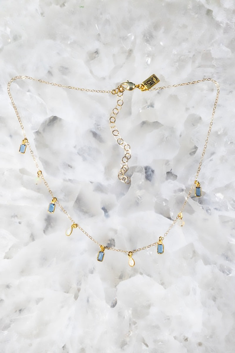 Native Gem - Cinderella Necklace in Gold