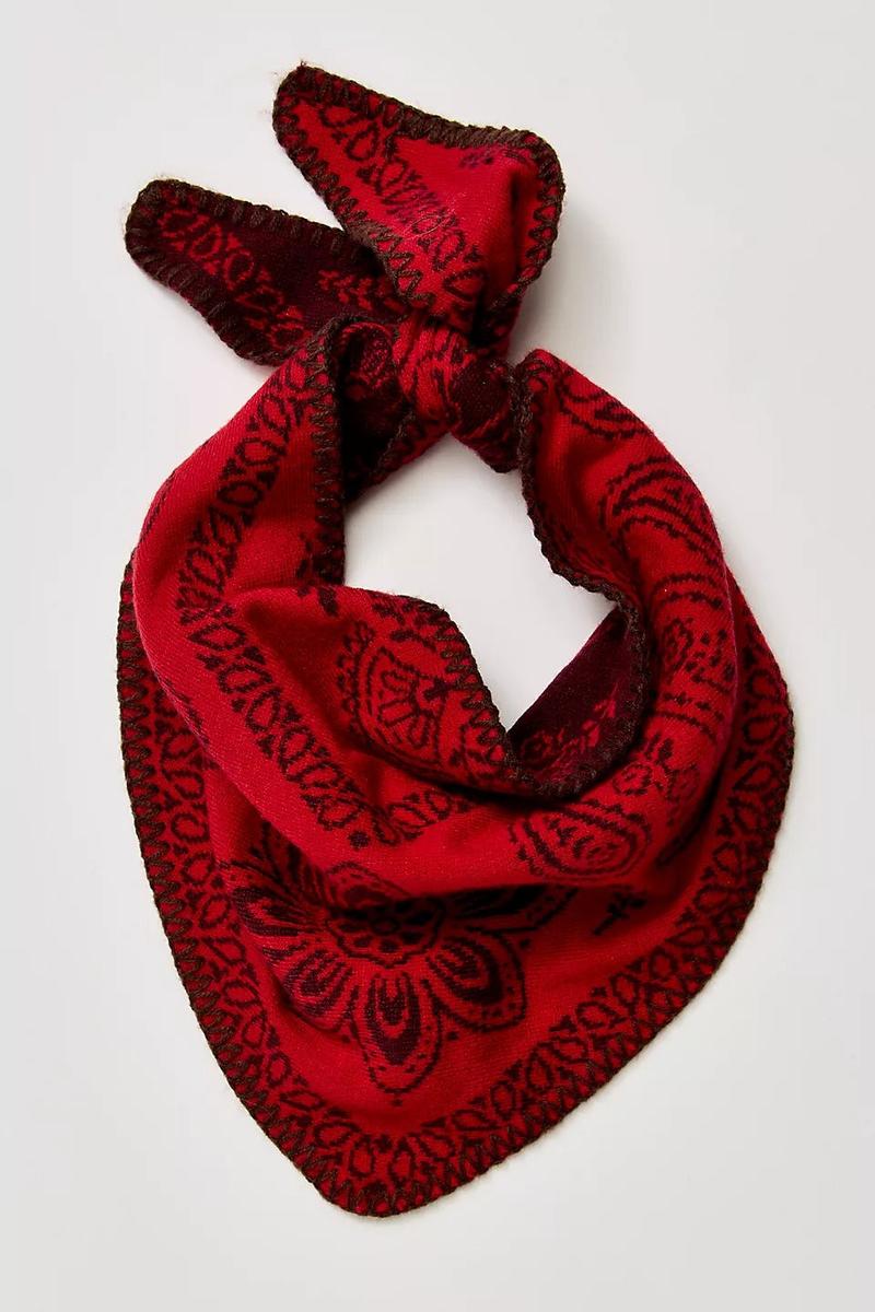 Free People - Carmen Knitted Triangle Bandana