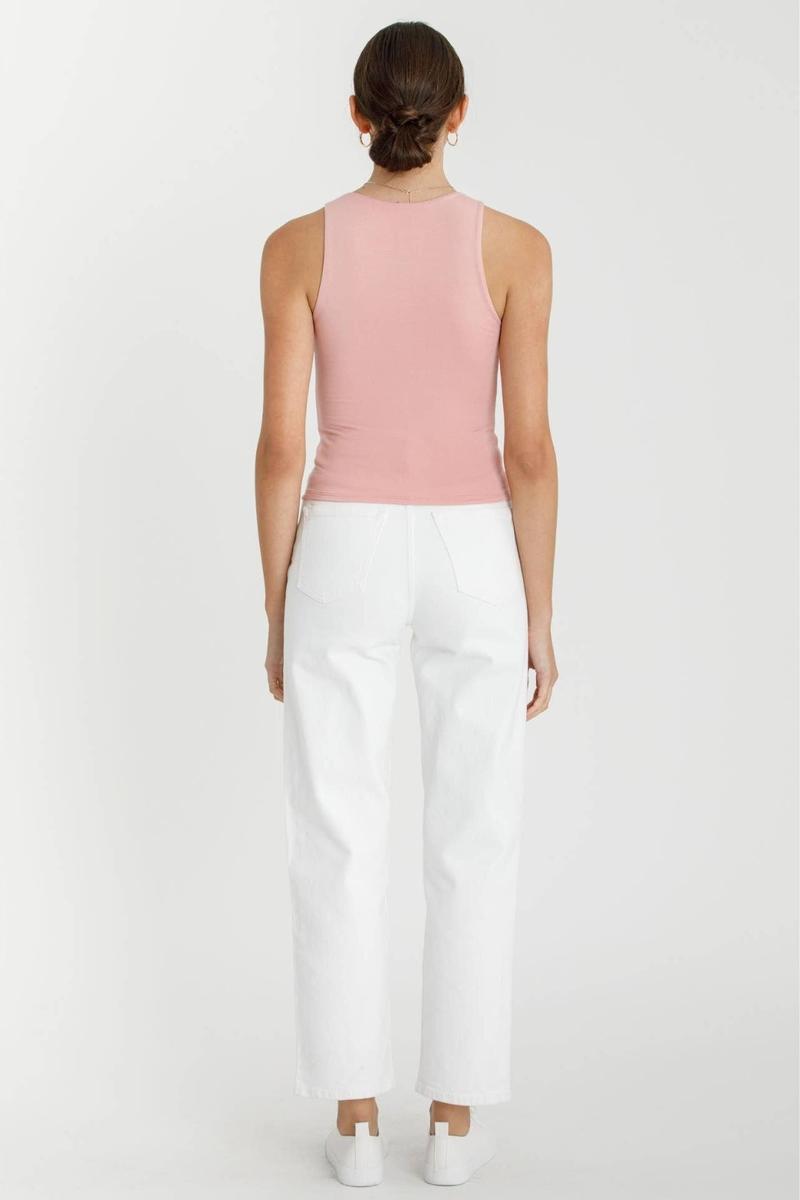 Be Cool - High Round Neck Full Length Basic Tank