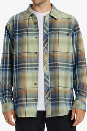 Billabong - Coastline Flannel Long Sleeve Shirt in Sage