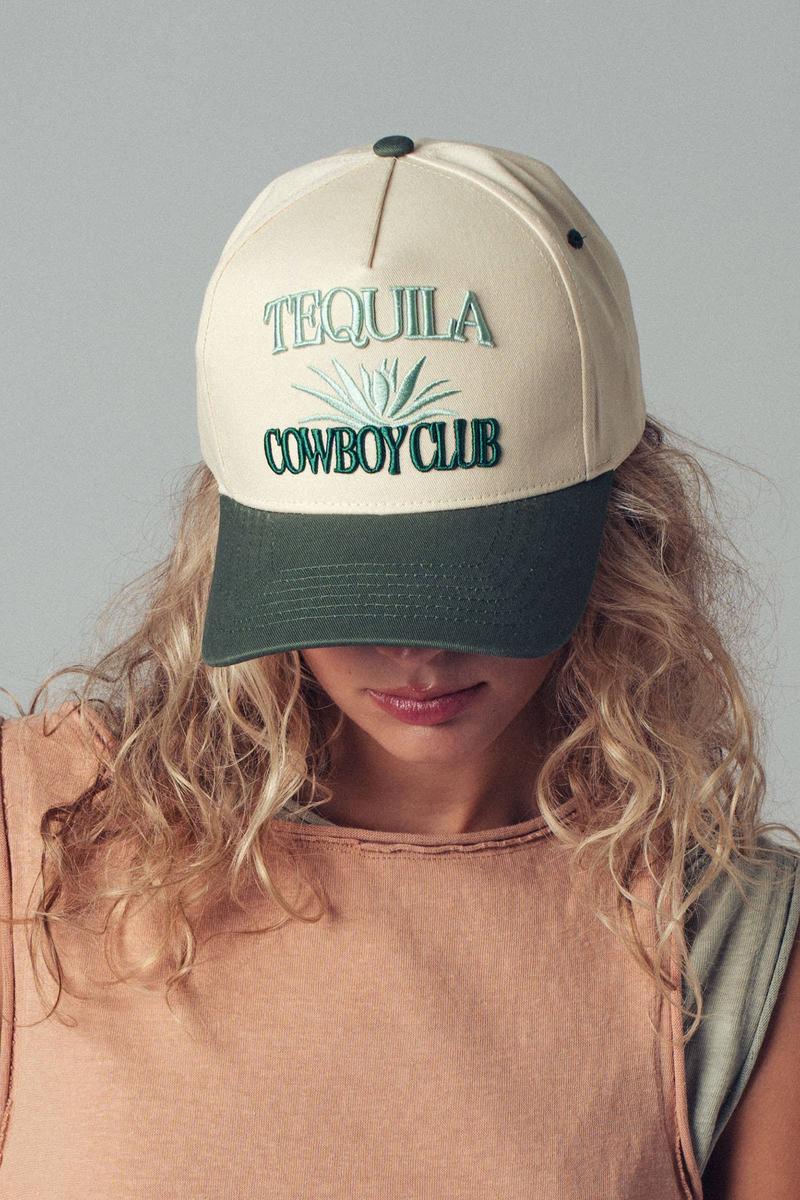 Urban Daizy - Tequila Cowboy Club Embroidered Trucker Cap