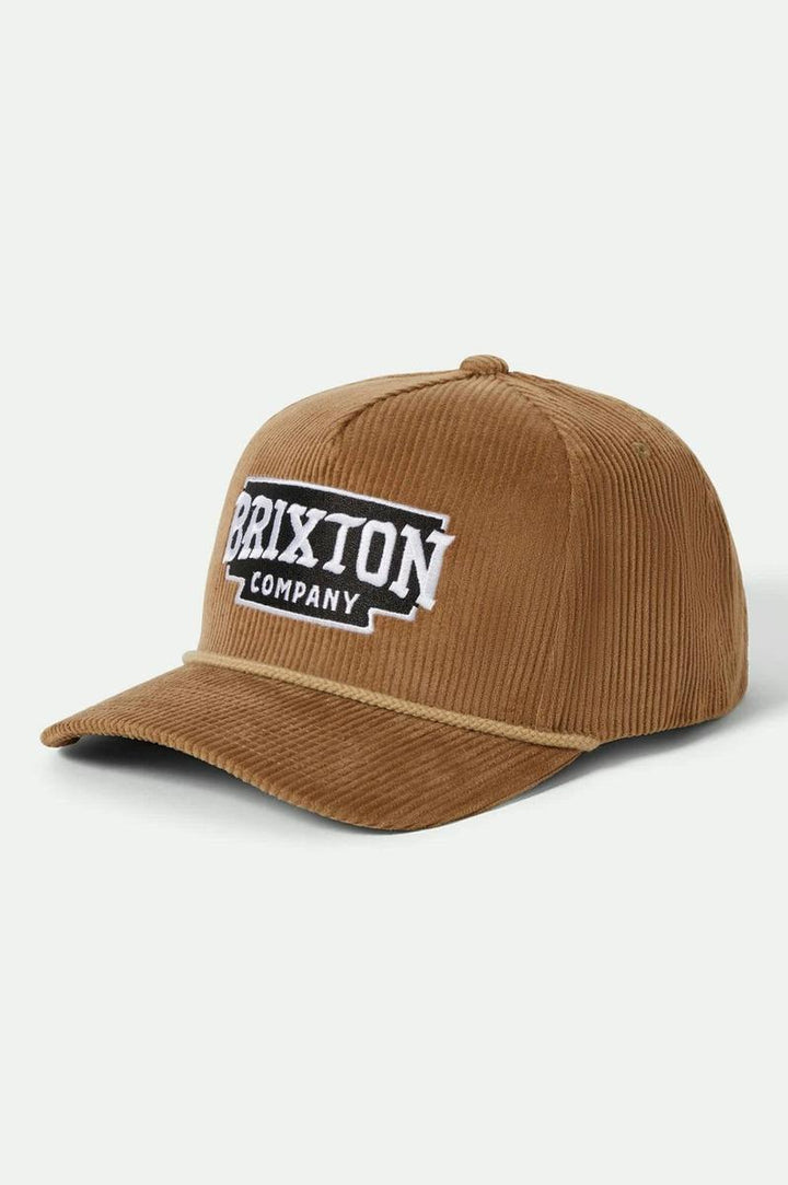 Brixton - Pierson Netplus® Snapback in Sand Corduroy