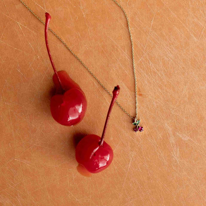 Mauve Jewelry Co. - Mon Cherie Necklace Gold Vermeil