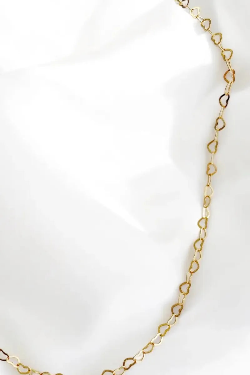 Sweetheart Chain Necklace in Gold Fill