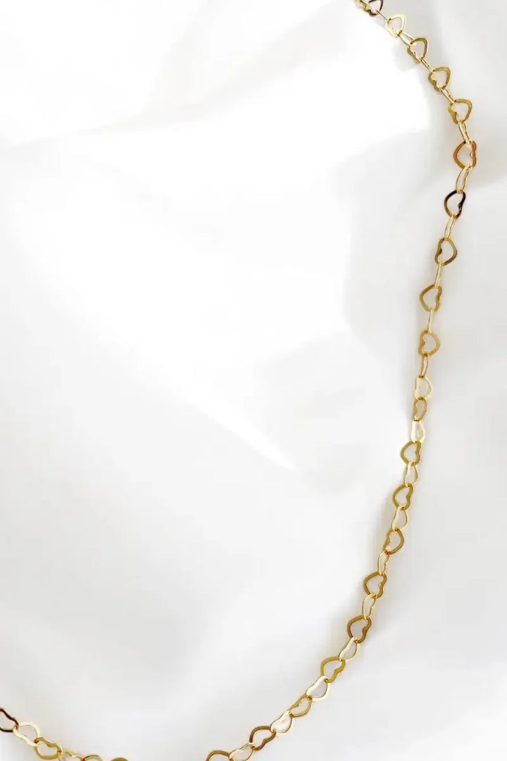 Sweetheart Chain Necklace in Gold Fill