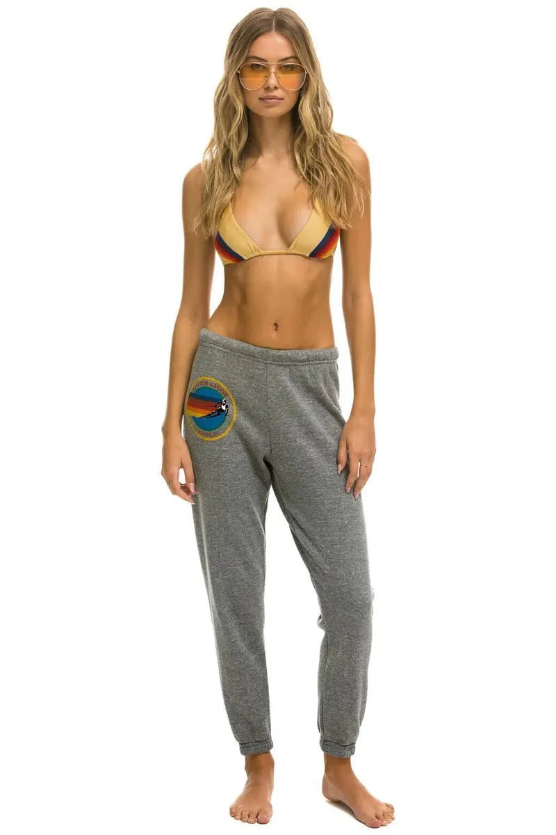 AVIATOR NATION - Womens Sweatpant in Heather Grey