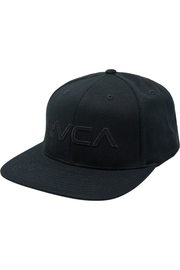 RVCA - Big RVCA Stitched Snapback in Black