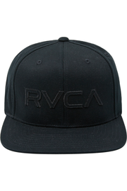 RVCA - Big RVCA Stitched Snapback in Black