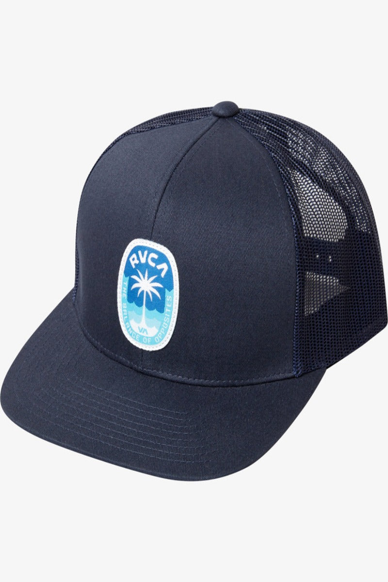 RVCA - Prime Palm Trucker Hat in Navy