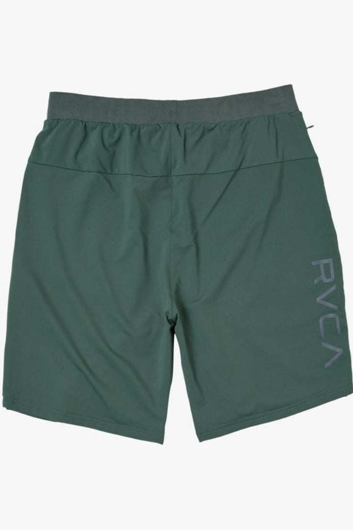 RVCA - Sport Trainer Elastic Waist Shorts in Dark Cactus